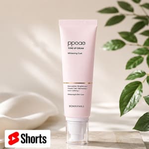 [한국직송] 보니힐 뽀애 화이트닝 톤업크림 50ml – 자연스러운 민낯 자신감 UP!