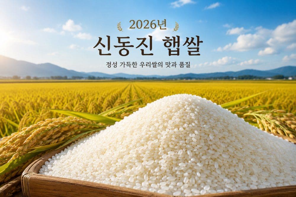 🍚 한국에서 먹던 그 맛! 신동진 종자 햅쌀 공동구매 오픈