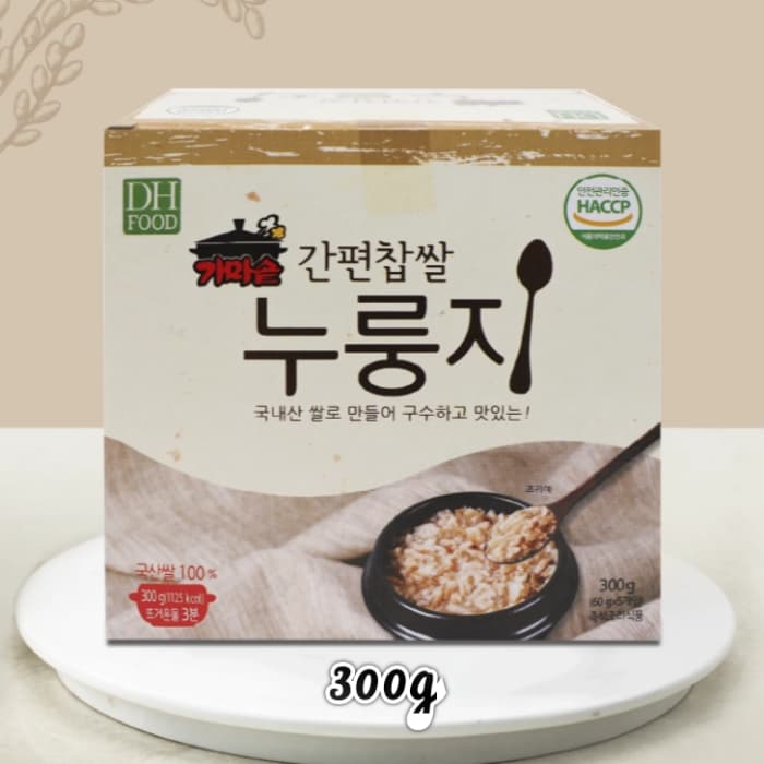 🍚 갓 지은 솥밥의 고소함 그대로! 전남 나주 가마솥 찹쌀 누룽지