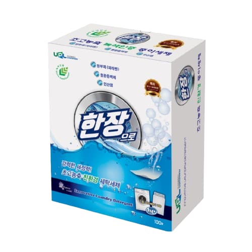 🧺 한 장이면 충분한 초농축 세탁세제 시트 (100 장)